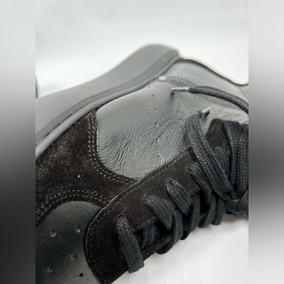 Karl Lagerfeld Paris Men's Black Leather Boots size 11 New in a Box - Picture 10 of 13